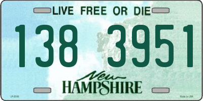 NH license plate 1383951