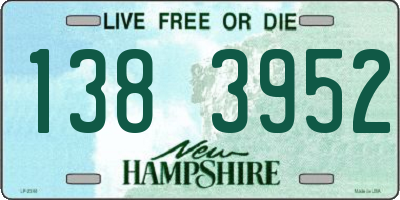 NH license plate 1383952