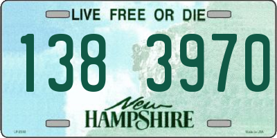 NH license plate 1383970