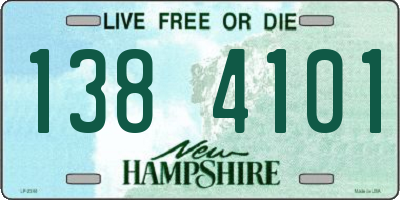 NH license plate 1384101