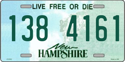 NH license plate 1384161