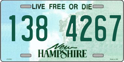 NH license plate 1384267