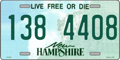 NH license plate 1384408