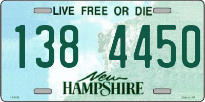 NH license plate 1384450