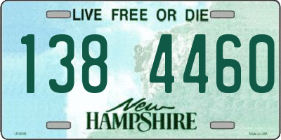 NH license plate 1384460