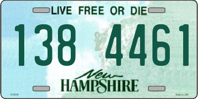 NH license plate 1384461
