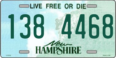NH license plate 1384468