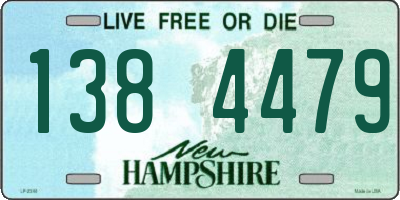 NH license plate 1384479