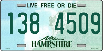 NH license plate 1384509