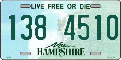 NH license plate 1384510