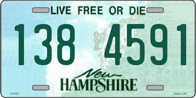NH license plate 1384591