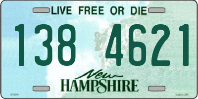 NH license plate 1384621