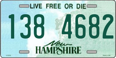 NH license plate 1384682