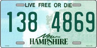 NH license plate 1384869