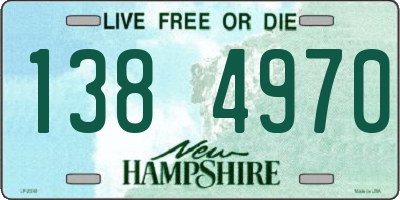 NH license plate 1384970