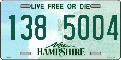 NH license plate 1385004