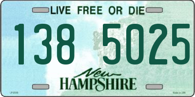 NH license plate 1385025