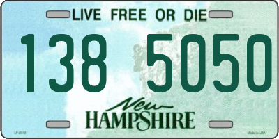 NH license plate 1385050