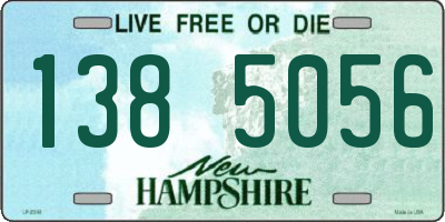 NH license plate 1385056