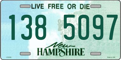 NH license plate 1385097