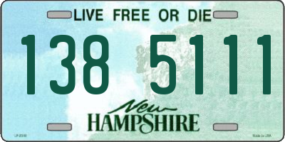 NH license plate 1385111