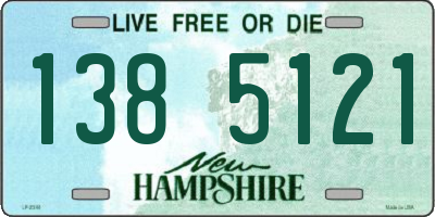 NH license plate 1385121