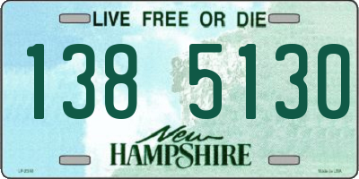 NH license plate 1385130