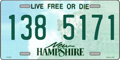 NH license plate 1385171