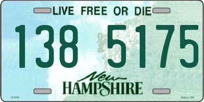 NH license plate 1385175