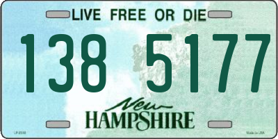 NH license plate 1385177