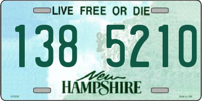 NH license plate 1385210