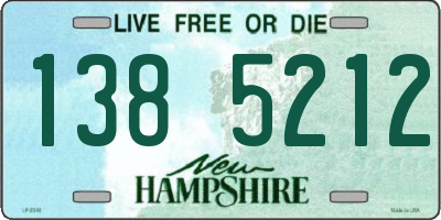 NH license plate 1385212