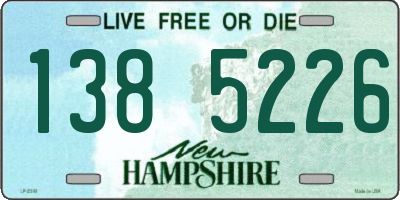 NH license plate 1385226