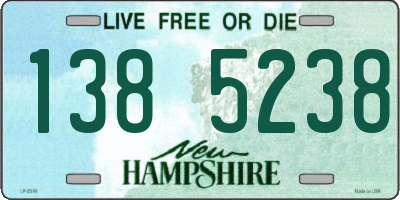 NH license plate 1385238
