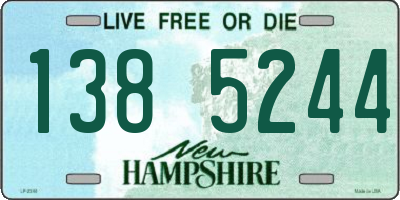 NH license plate 1385244