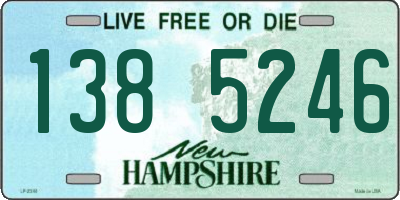 NH license plate 1385246
