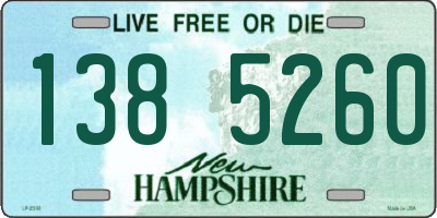 NH license plate 1385260