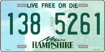 NH license plate 1385261