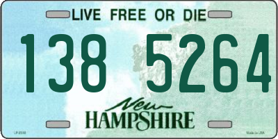 NH license plate 1385264