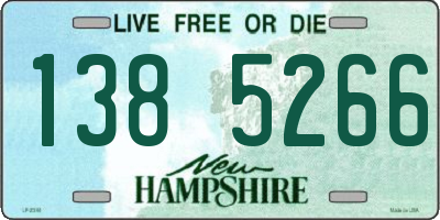 NH license plate 1385266