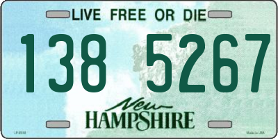 NH license plate 1385267