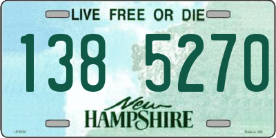 NH license plate 1385270