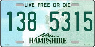 NH license plate 1385315