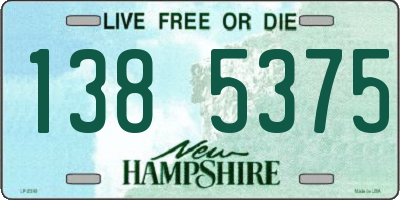 NH license plate 1385375