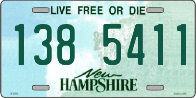 NH license plate 1385411