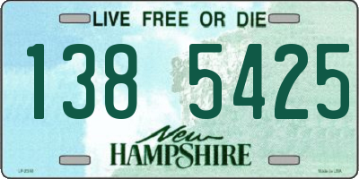 NH license plate 1385425