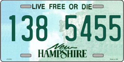 NH license plate 1385455