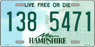 NH license plate 1385471