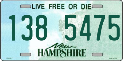 NH license plate 1385475