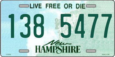 NH license plate 1385477